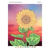 БС-4016 Соняшник (частк. вишивка). Схема для вишивки бісером
