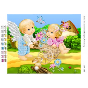 БСР-4291 Янголятко. Схема для вишивки бісером