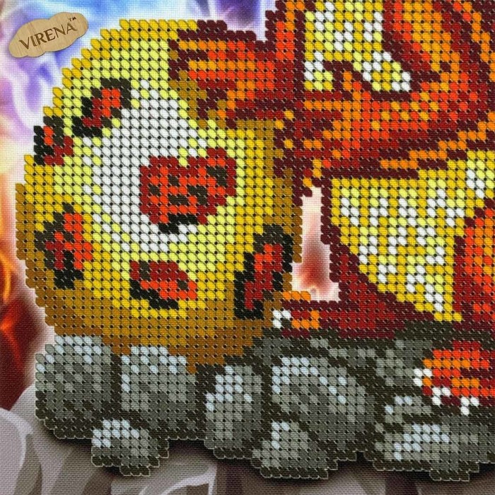 Схема для вишивки бісером "Вогняний дракон" (А4Н-582)