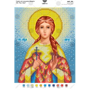 Схема для вишивки бісером "Св. Мца. Віра" (А4Р-291)