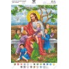 Схема для вишивки бісером "Ісус з дітьми" (А4Р-571)