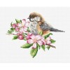 B1194 Синиця на гілці. Luca-S. Набір для вишивки хрестиком