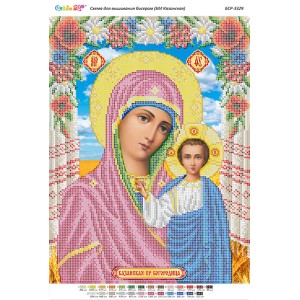 БСР-3329 БМ. Казанська. Схема для вишивки бісером