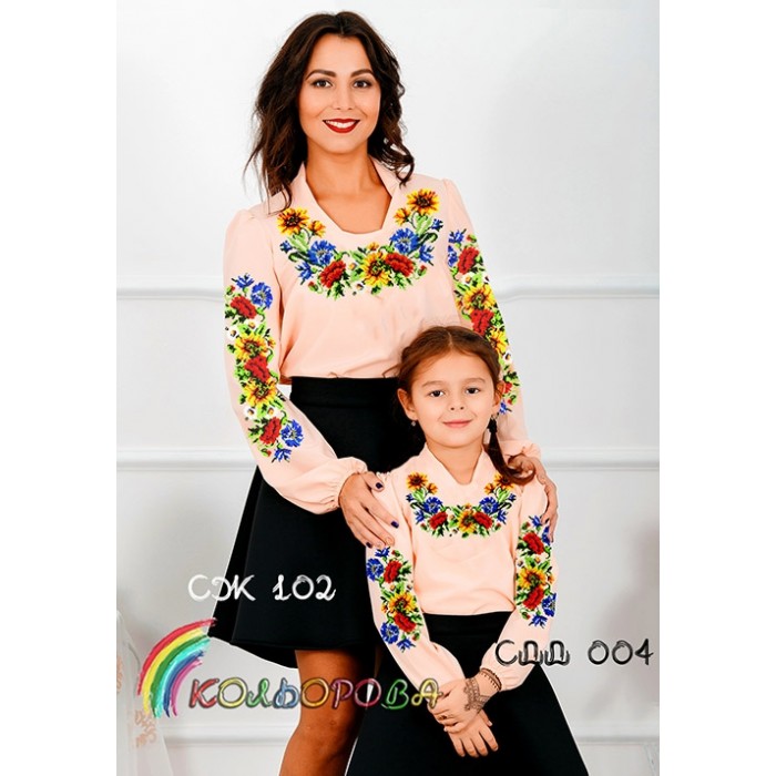 Сорочка дитяча (дівчатка 5-10 років) СДД-004. Заготовка під вишивку