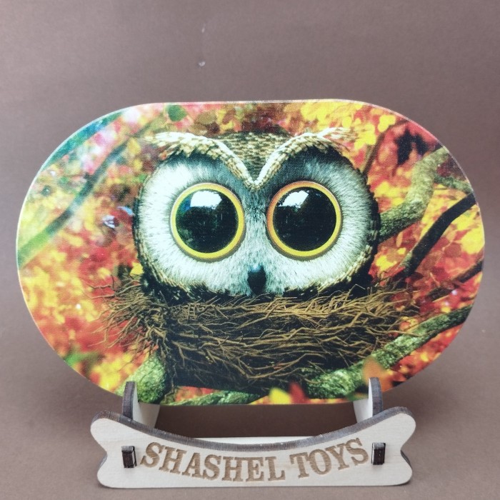 Овальний міні органайзер для бісеру з кольоровим друком Коробушка (060300)