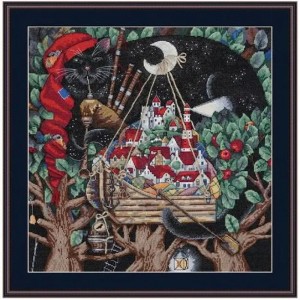 К-112 Стара мелодія. Мережка. Набір для вишивки хрестиком на Aida 16