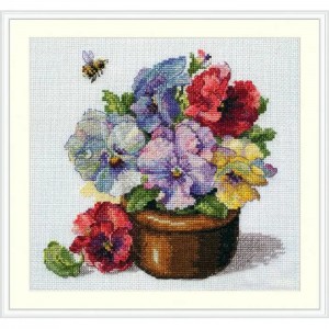 К-215 Весняні братчики. Мережка. Набір для вишивки хрестиком на Aida 16