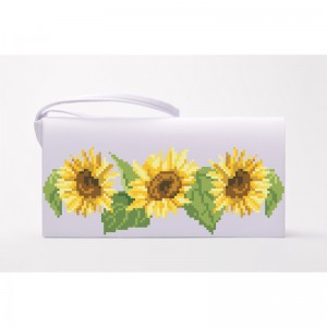 Заготовка клатча "Соняшники" для вишивки бісером (КЛ084кБ1301)