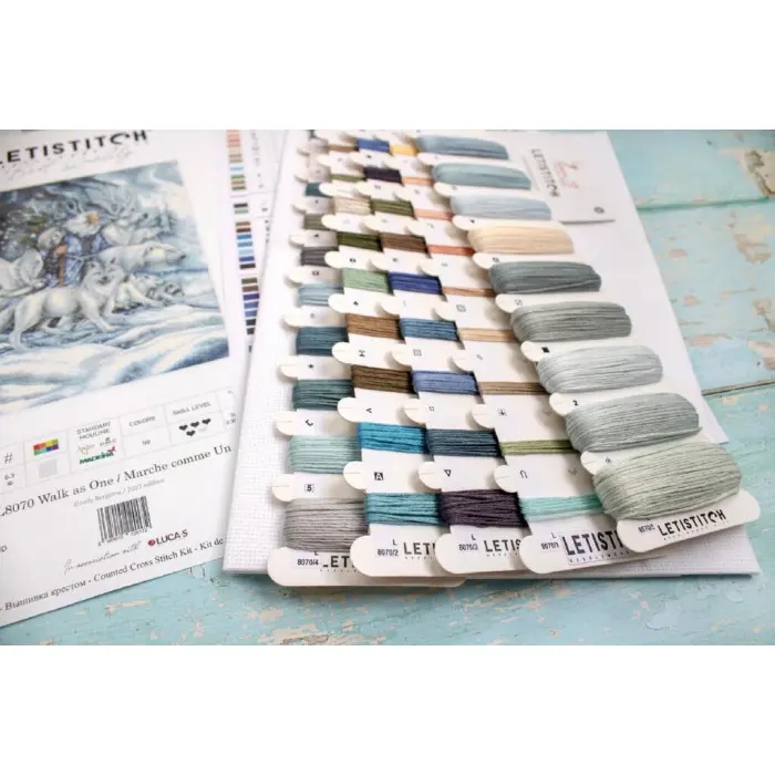 L8070 Ходіть як один. Letistitch. Набір для вишивки хрестиком