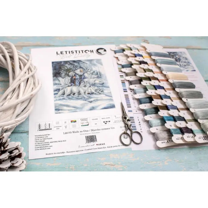 L8070 Ходіть як один. Letistitch. Набір для вишивки хрестиком