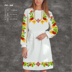 Плаття жіноче з рукавами ПЖ-248. Заготовка під вишивку