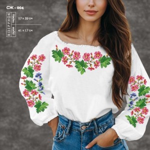 Жіноча сорочка СЖ-004. Заготовка під вишивку