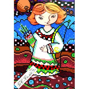 УГ-09 Стрілець. Схема для вишивки бісером