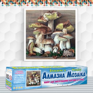 Алмазна вишивка (набір) "Грибний натюрморт" (DM-228)