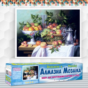 Алмазна вишивка (набір) "Натюрморт з глечиком" (DM-240)