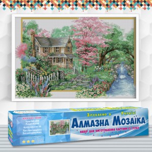 Алмазна вишивка (набір) "Пори року: весна " (DM-290)
