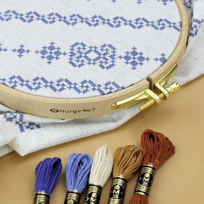 П'яльця Nurge дерев'яні з гвинтом (Ø160 мм., h. 16 мм.) 110-3