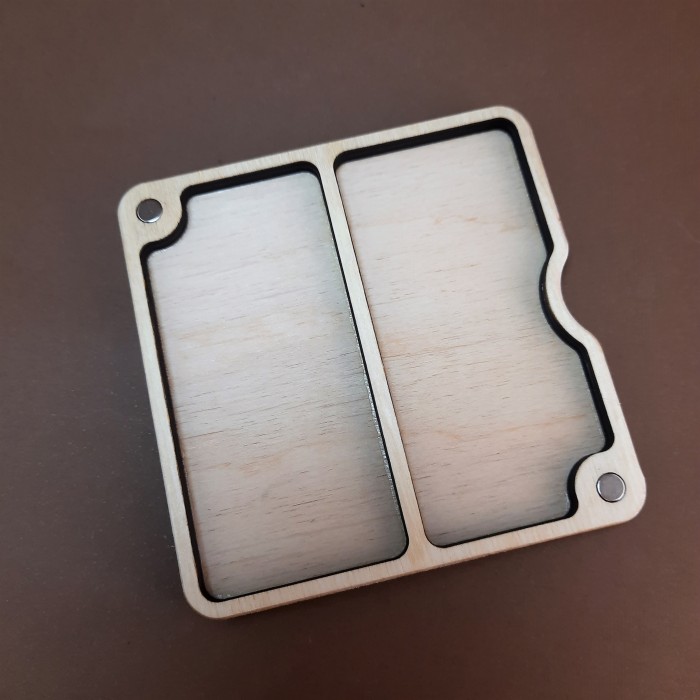 Квадратний міні органайзер для бісеру, намистин та іншого дріб'язку Коробушка (060262)