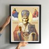 Схема картини Золота Підкова ЗПО-021 "Святий Миколай" для вишивання бісером на шовку