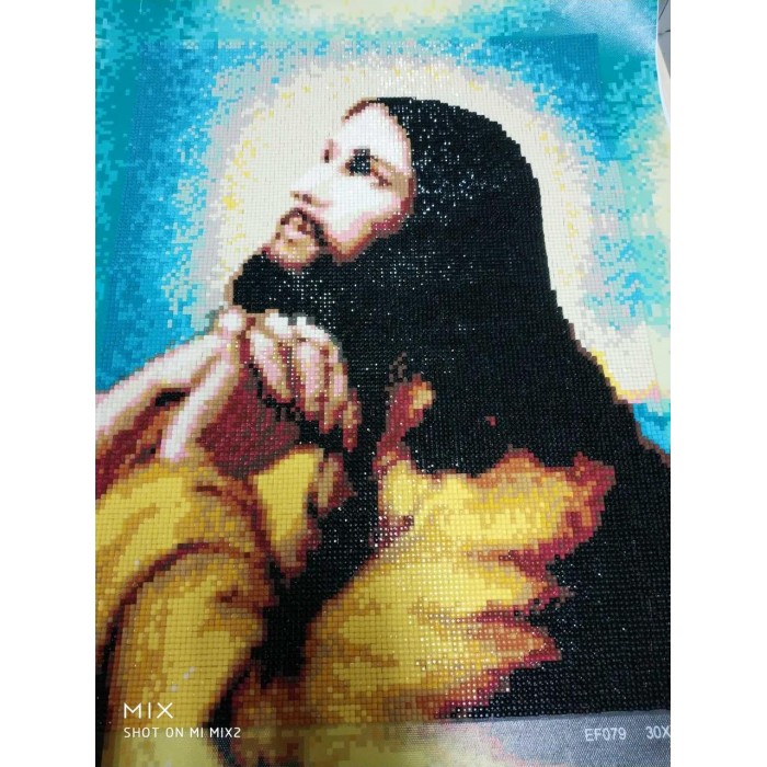Набір алмазної мозаїки ColorArt 30х40см Ікона "Ісусова молитва" ST441