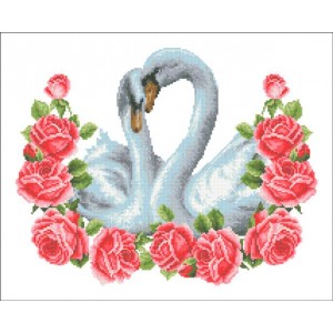 Весільний Рушник СВРг-28. Схема для вишивки бісером