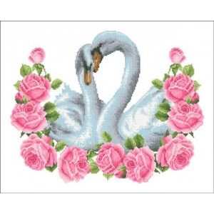 Весільний Рушник СВРг-29. Схема для вишивки бісером