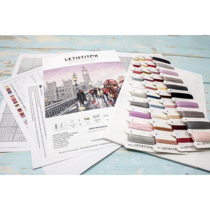 L8040 Вестмінстерський міст. Letistitch. Набір для вишивки хрестиком