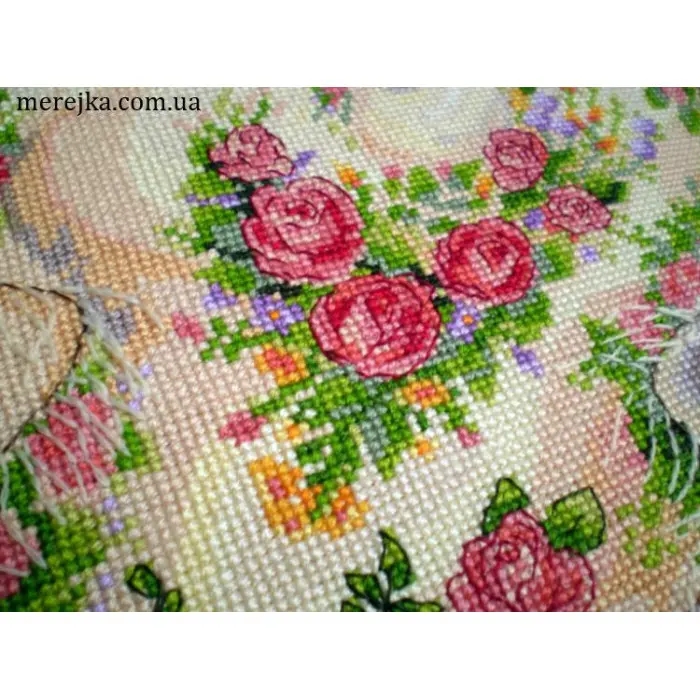 К-15 Святкова хустка. Мережка. Набір для вишивки хрестиком на Aida 16