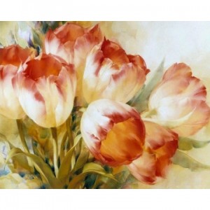 Набір алмазної мозаїки ColorArt 40х50 "Тюльпани" SP025
