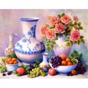 Алмазна мозаїка ColorArt 30х40 "Натюрморт" ST412