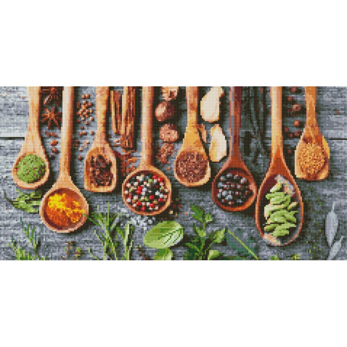 Алмазна мозаїка 30х60см "Спеції" TS1303