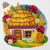 Набір для вишивки хрестиком «Українська хатинка. Серпень» для вишивки нитками (VC 008)