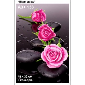 Картина для вишивки формату A3+ 133 "Після дощу"