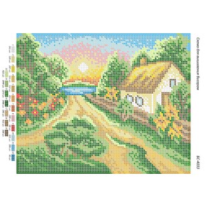 БС-4033 Ранок. Схема для вишивки бісером