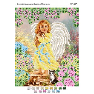 БСР-4297 Янголятко. Схема для вишивки бісером