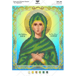 Схема для вишивки бісером "Св. Маріамна" (А4Р-443)