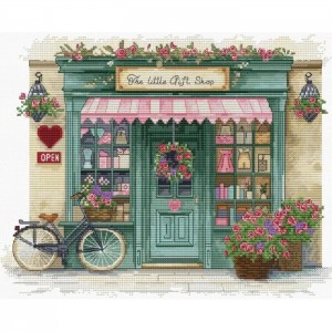 B1429 Набір для вишивки хрестиком "Маленький магазин подарунків" Luca-S, Aida 16