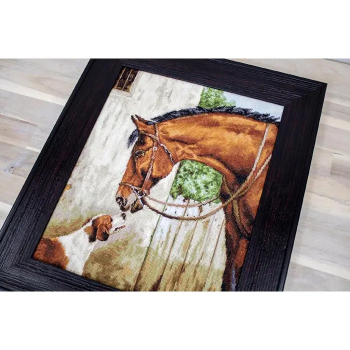 B580 Мисливець і Фоксхаунд. Luca-S. Набір для вишивки хрестиком