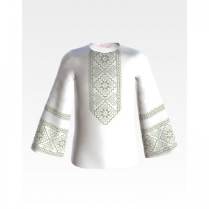 Заготовка дитячої вишиванки на 1-3 років "Мережка" для вишивки бісером (БД031кБ28нн)