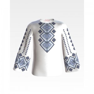 Заготовка дитячої вишиванки на 1-3 років "Ранкова свіжість" для вишивки бісером (БД086кБ28нн)