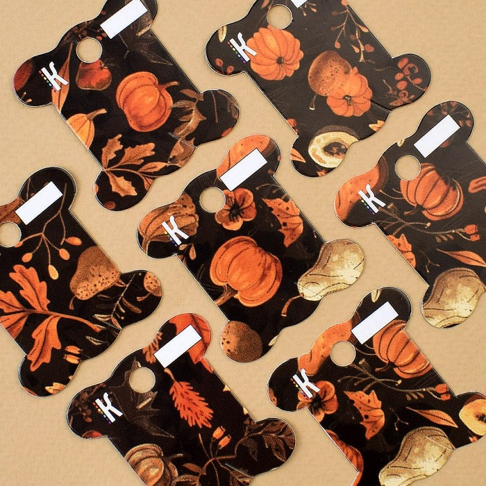 Картонні бобіни для муліне БК-21 (Осінній малюнок 4)