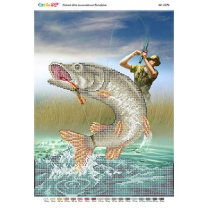 БС-3276 Риболовля. Схема для вишивки бісером