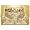 БСР-2135 Таємна Вечеря (золото) (частк.вишивка). Схема для вишивки бісером