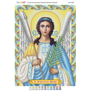 БСР-3381 Архангел Михаїл (частк. вишивка). Схема для вишивки бісером