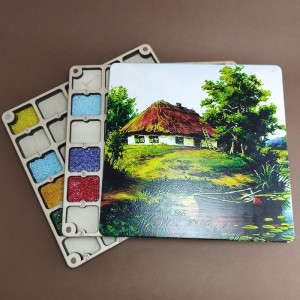 Багатоярусний органайзер для бісеру з кольоровим друком (060375)