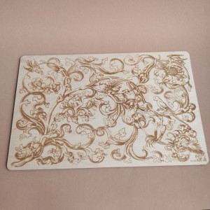 Прямокутна дерев'яна кришка до багатоярусного органайзера (060441)