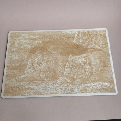 Прямокутна дерев'яна кришка до багатоярусного органайзера (060439)