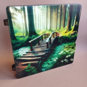 Дерев'яний органайзер для бісеру Книжка на 60 комірок, з кольоровим друком (060570к)