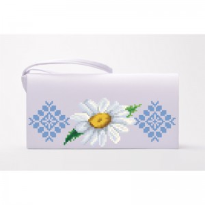 Заготовка клатча "Ніжні ромашки" для вишивки бісером (КЛ088кБ1301)