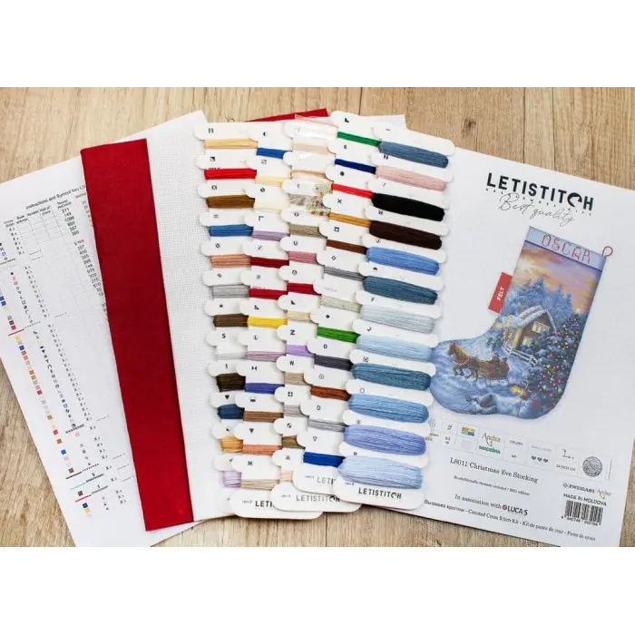 L8011 Чобіток Різдвяний. Letistitch. Набір для вишивки хрестиком